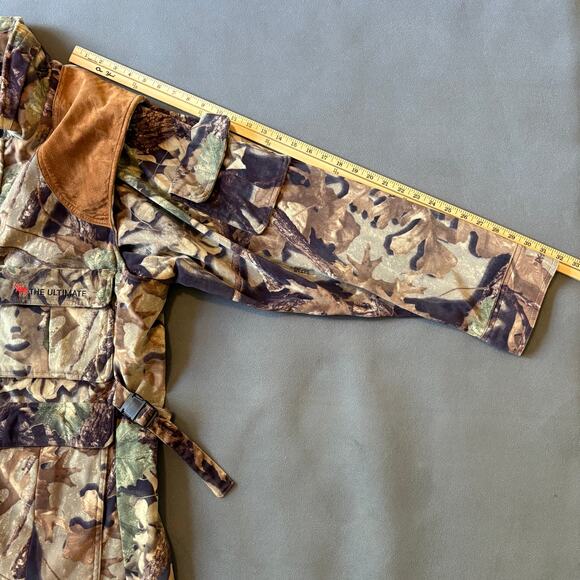 Gary Nesse Size XL Wetlands Camo The Ultimate Hunting Jacket Converts to Vest - Picture 3 of 9